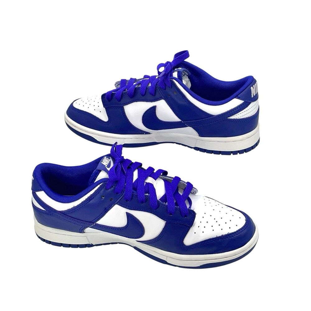 Nike Dunk Low Retro Game Royal White Men’s Size 8.5 DV0833-103 - Picture 2 of 6